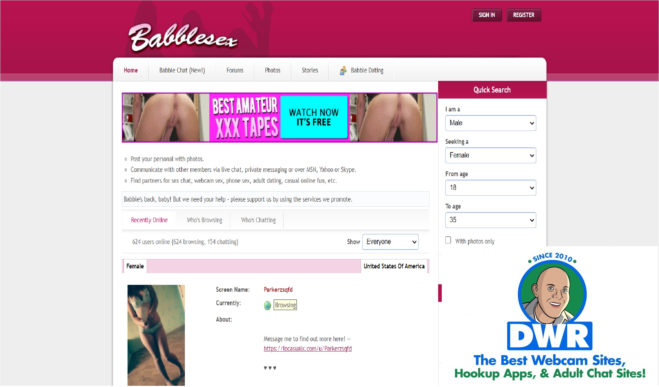 BabbleSex Review: Genuine or Spam Site? - Compare Adult Sites