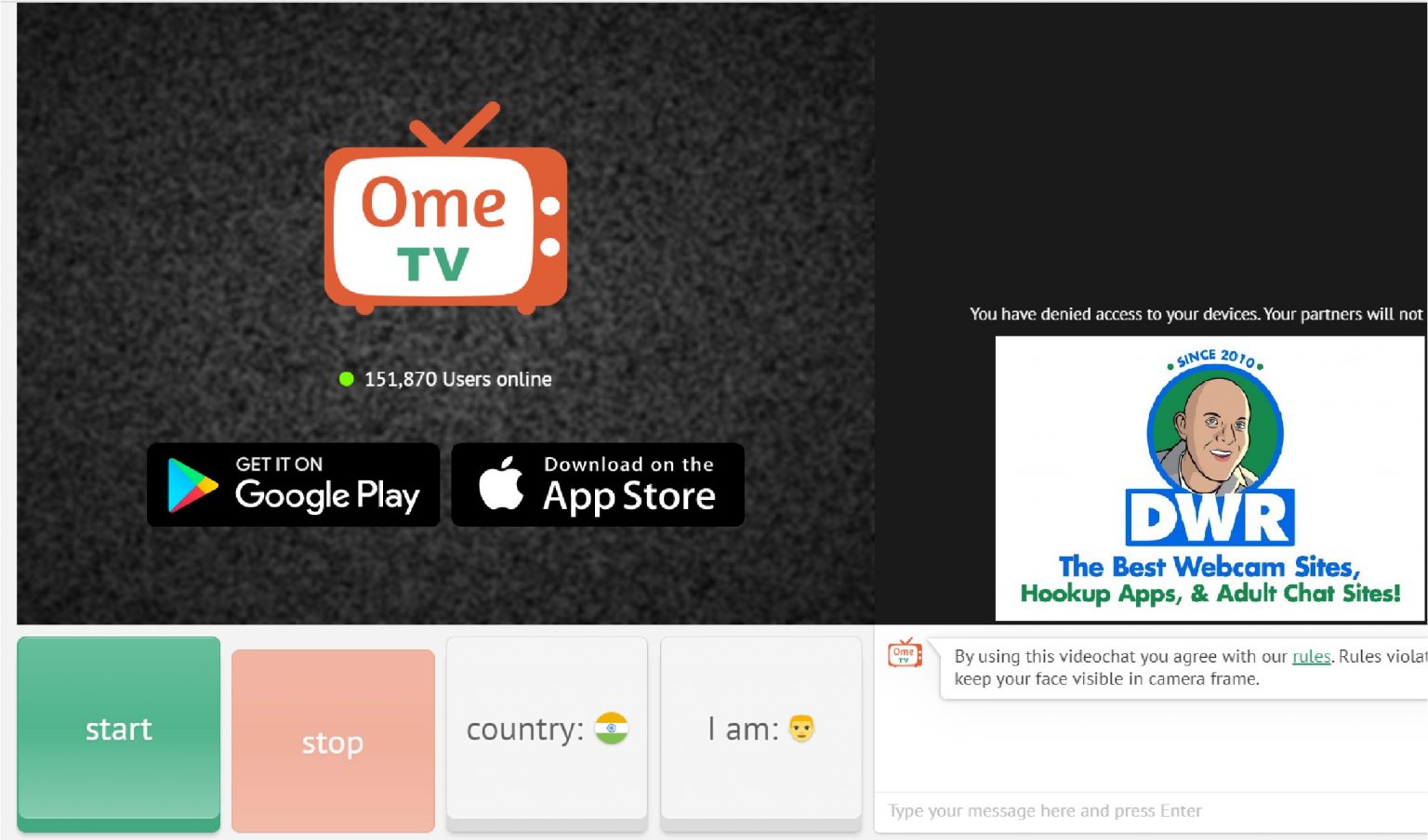 OmeTV Review: Legit Video Chat Site or a Hoax? - Compare Adult Sites